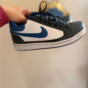 Nike dunks low nyx black and blue